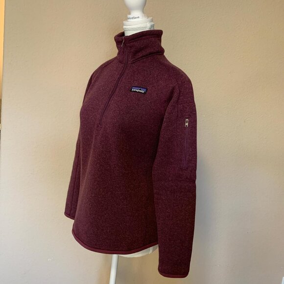 Patagonia Better Sweater 1/4-Zip Fleece in heathered plum - Picture 3 of 6